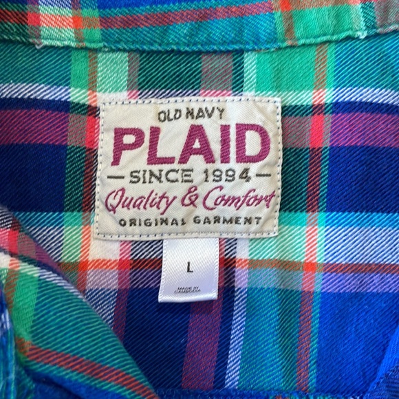 Old Navy Plaid Flannel - Picture 5 of 7
